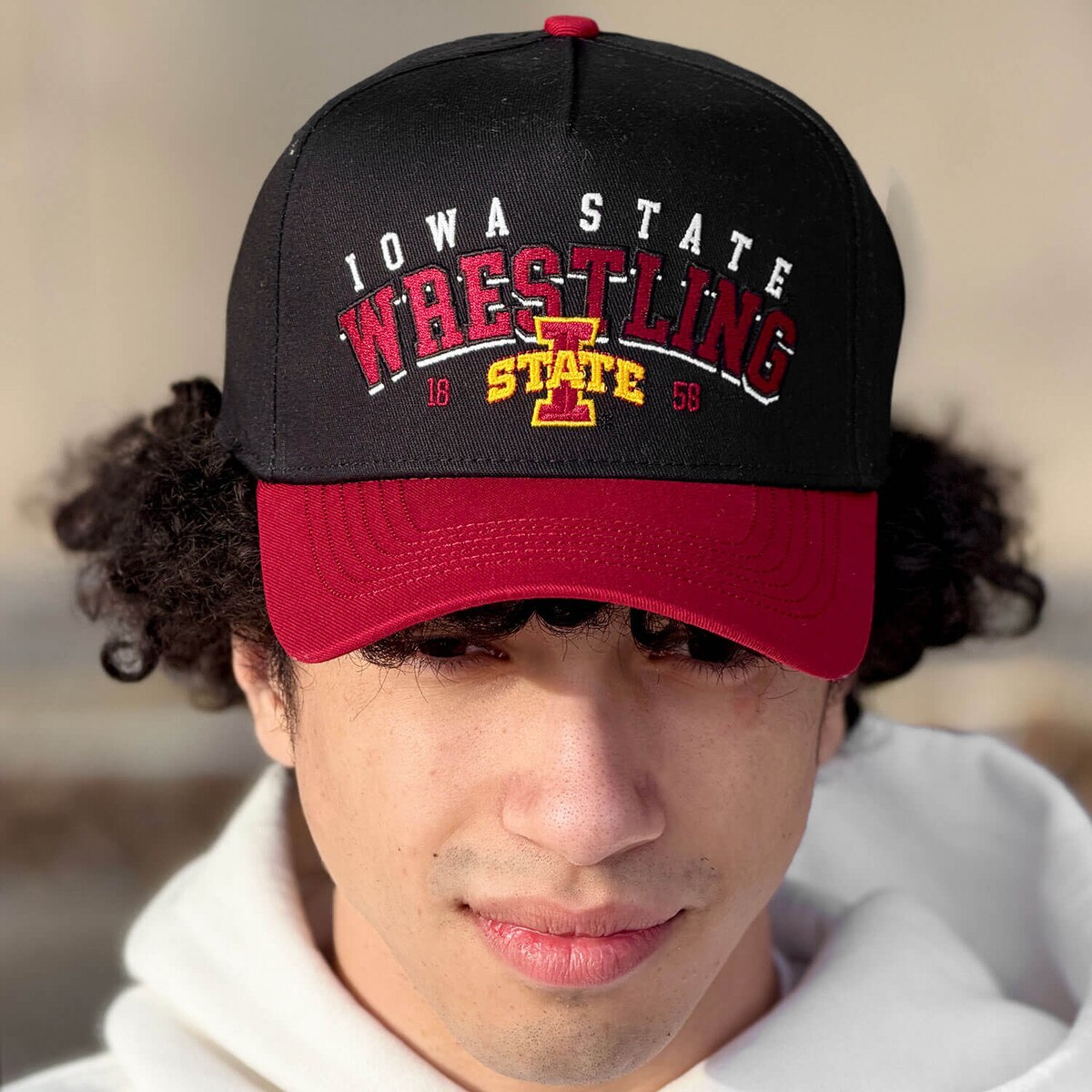 No Rivals I-State Black Wrestling Unstructured Snapback Hat